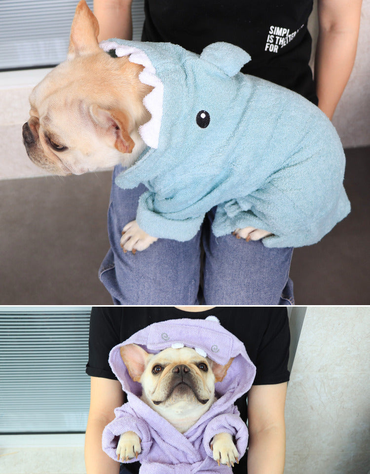 Bathing Supplies Quick Drying Absorbent Towel Pet Bathrobe