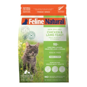 Chicken & Lamb Freeze Dried Cat food by Feline Naturals