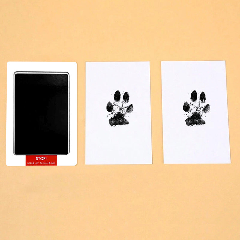Commemorative Photo Album For Children And Pets Fingerprint Rubbing Postcard DIY Pet Supplies